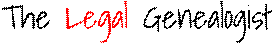 The Legal Genealogist