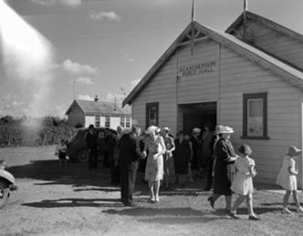Image result for country halls NZ 1940s